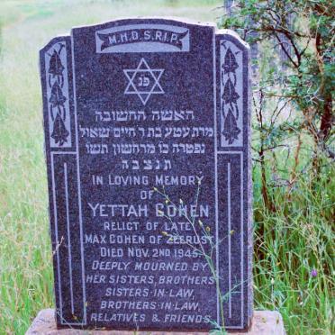 COHEN Yettah -1945
