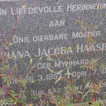 HAASBROEK Adriana Jacoba nee MYNHARD 1857-1947