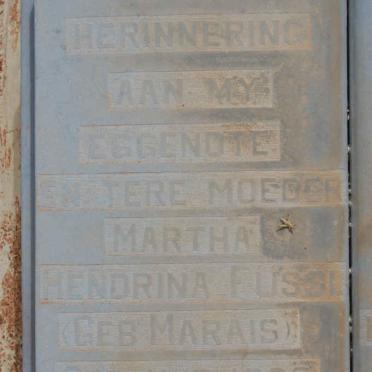 MARAIS Martha Hendrina F. 1868-1942