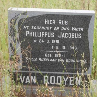 ROOYEN Phillippus Jacobus, van 1881-1946