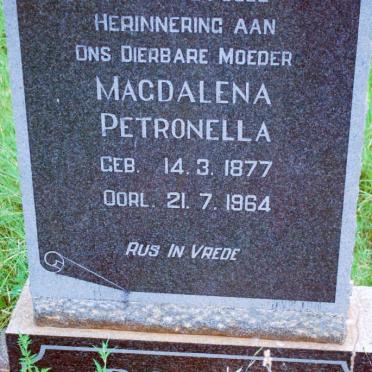 ROETS Magdalena Petronella 1877-1964