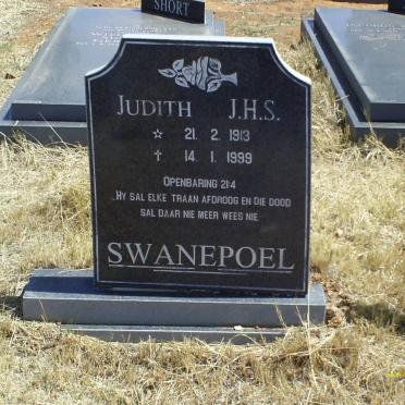 SWANEPOEL Judith J.H.S. 1913-1999