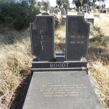 ROODT Piet 1951-1993