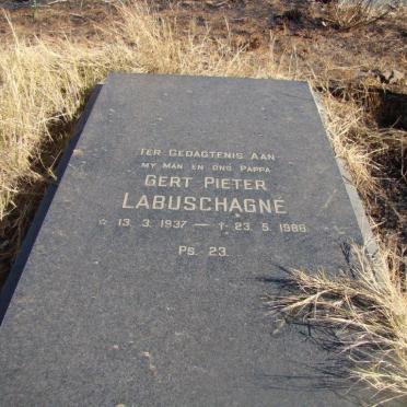 LABUSCHAGNÉ Gert Pieter 1937-1986