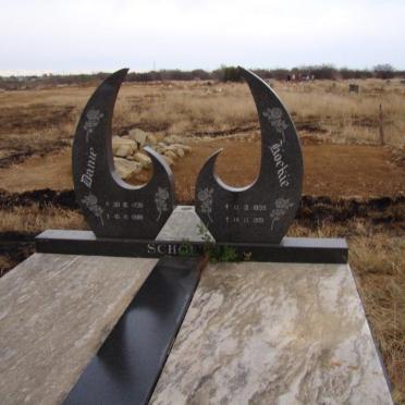 SCHOLTZ Daniel Johannes Jacobus 1930-1988 &amp; Johanna Berendina VAN ZYL 1935-1991