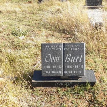 NAUDE Burt 1915-1997