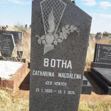 BOTHA Catharina Magdalena nee VENTER 1905-1975