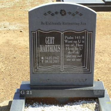 ROSSOUW Gert Marthinus 1947-2001