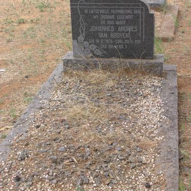 ROOYEN Johannes Andries, van 1903-1951