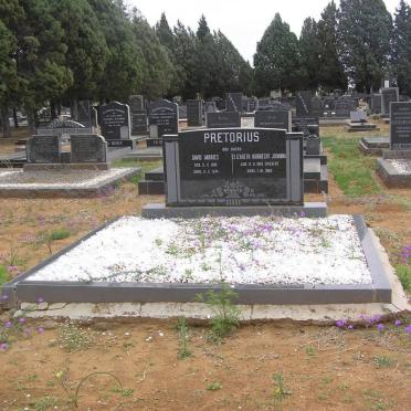 PRETORIUS David Andries 1916-1974 &amp; Elizabeth Huibrecht Johanna VISSER 1919-1965