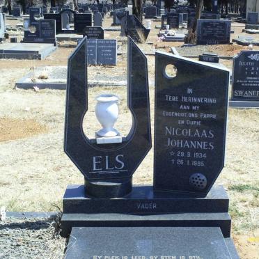 ELS Nicolaas Johannes 1934-1995