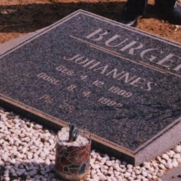 BURGER Johannes 1909-1982