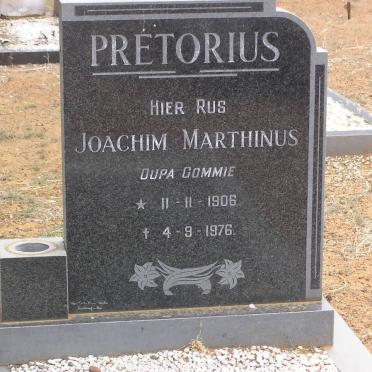 PRETORIUS Joachim Marthinus 1906-1976