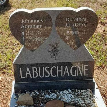LABUSCHAGNE Johannes Abraham 1945-2019 &amp; Dorathea J.J. OTTO 1951-