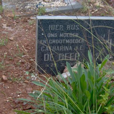 BEER Catharina J.E., de 1916-