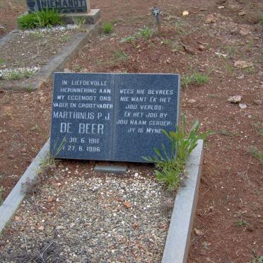 BEER Marthinus P.J., de 1911-1986