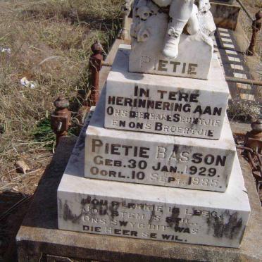 BASSON Pietie 1929-1935