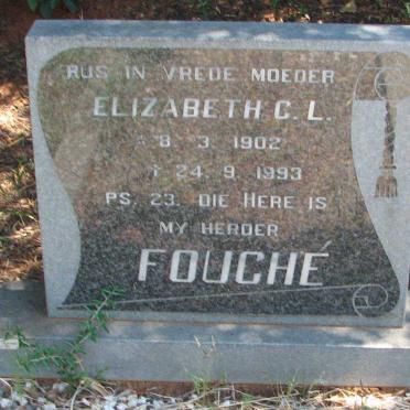 FOUCHÉ Elizabeth C.L. 1902-1993