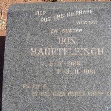 HAUPTFLEISCH Iris 1928-1981