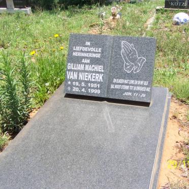 NIEKERK Gilliam Machiel, van 1951-1999