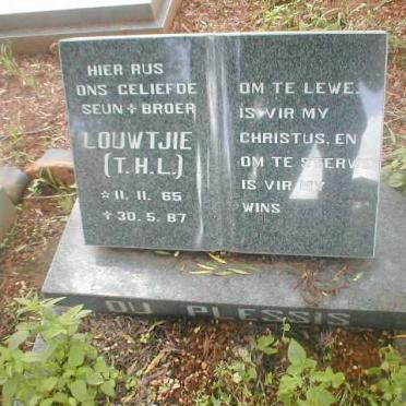 PLESSIS T.H.L., du 1965-1987