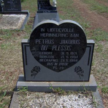 PLESSIS Petrus Jakobus, du 1971-1994