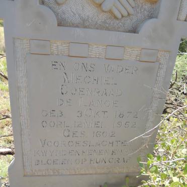 LANGE Mechiel Coenraad, de 1872-1952