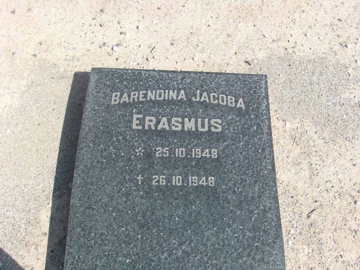 ERASMUS Barendina Jacoba 1948-1948