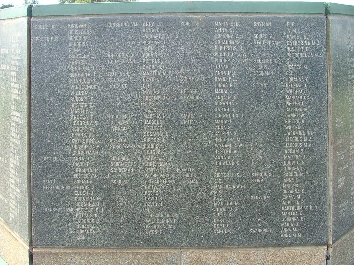 Potchefstroom Concentration camp deaths 5