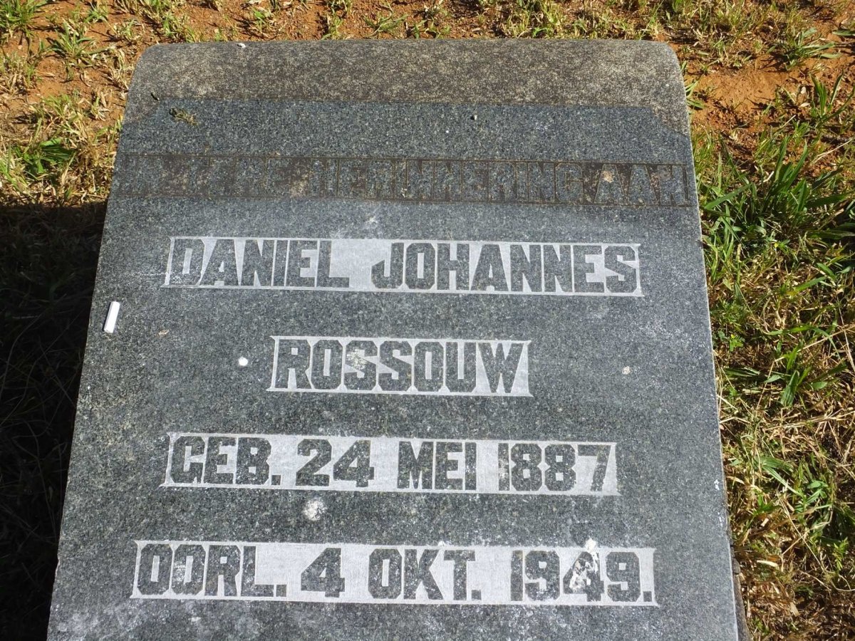 ROSSOUW Daniel Johannes 1887-1949