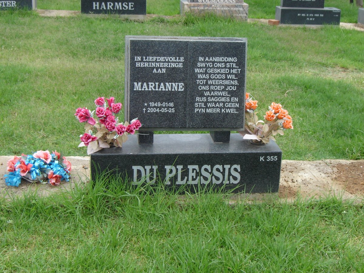 PLESSIS Marianne, du 1949-2004