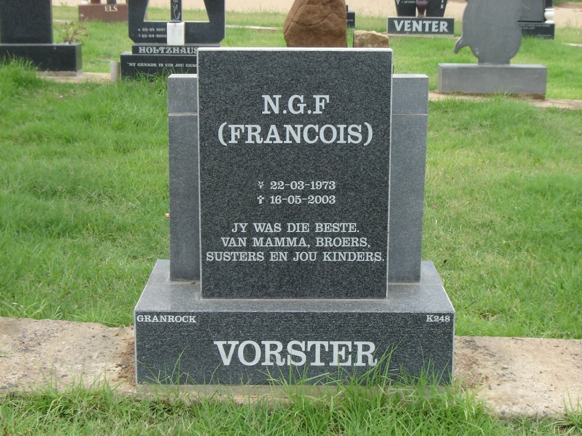 VORSTER N.G.F. 1973-2003