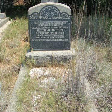 Unknown farm cemetery, possibly Herbstfontein, district Heidelberg, Gauteng