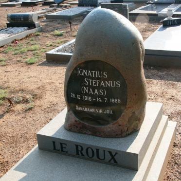 ROUX Ignatius Stephanus, le 1916-1989