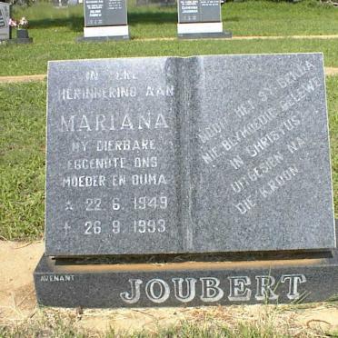 JOUBERT Mariana 1949-1993