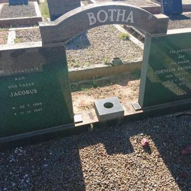 BOTHA Jacobus 1886-1957 &amp; Cornelia Catharina VAN ZYL 1890-1970
