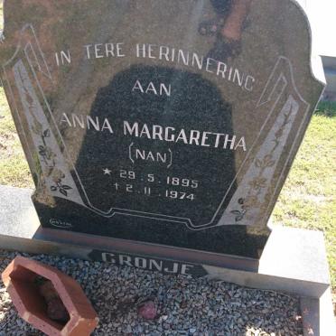CRONJE Anna Margaretha 1895-1974