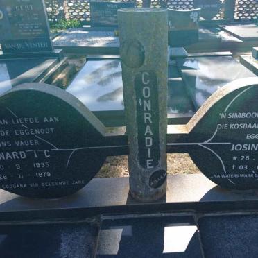 CONRADIE Barnard I.C. 1935-1979 &amp; Josina G. 1940-2015