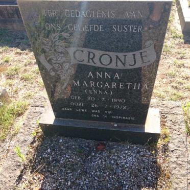 CRONJE Anna Margaretha 1890-1972