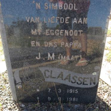CLAASSEN J.M. 1915-1981