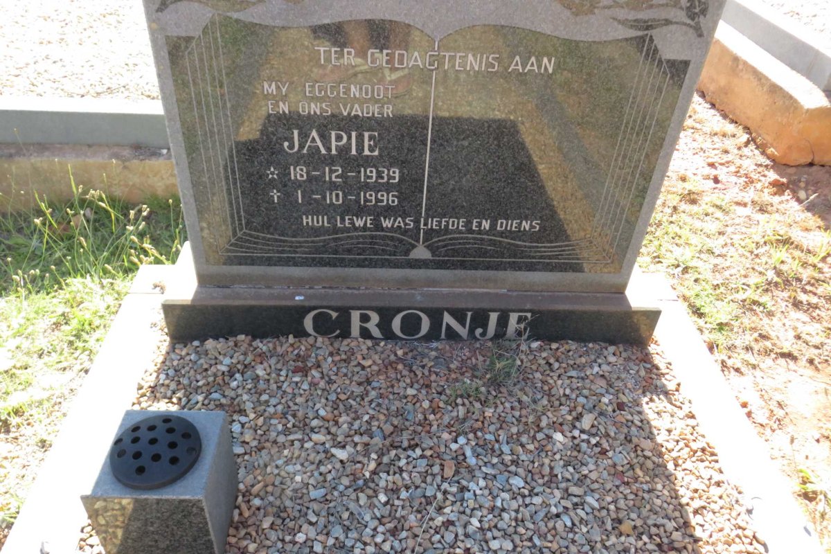 CRONJE Japie 1939-1996