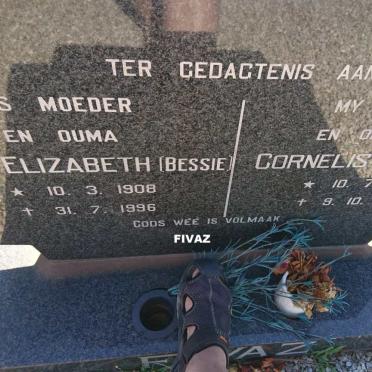 FIVAZ Cornelis John 1894-1978 &amp; Maria Elizabeth 1908-1996