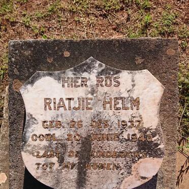 HELM Riatjie 1937-1940