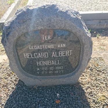 HONIBALL Helgard Albert 1910-1977