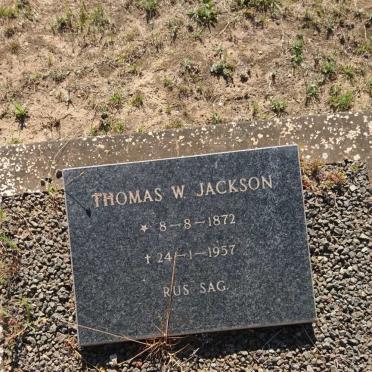 JACKSON Thomas W. 1872-1957