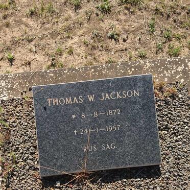 JACKSON Thomas W. 1872-1957