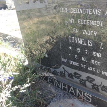 KLEINHANS Cornelis T. 1916-1980
