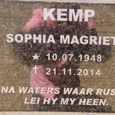 KEMP Sophia Magrieta 1948-2014