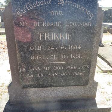 LOUWRENS Frikkie 1884-1951