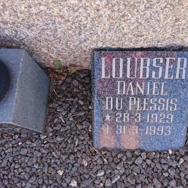LOUBSER Daniel du Plessis 1929-1993